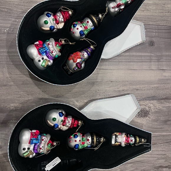 GANZ Other - Festive Snowman Ornaments Set